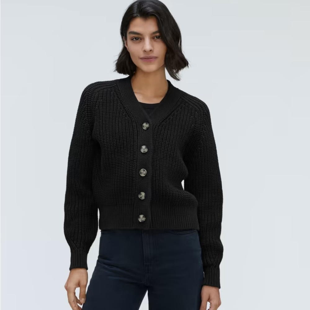Everlane The Texture Cotton Cardigan